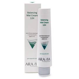 ARAVIA Balancing Mat Cream 12H - Крем для лица балансирующий с матирующим эффектом 100 мл, Объём: 100 мл