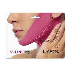 L.SANIC V-Line Smart Lifting Mask - Маска-бандаж для коррекции овала лица 11 гр, Объём: 11 гр