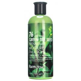 FarmStay Green Tea Seed Premium Moisture Emulsion - Эмульсия увлажняющая с семенами зеленого чая 350 мл, Объём: 350 мл