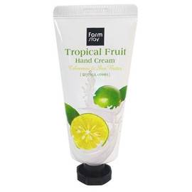 FarmStay Tropical Fruit Hand Cream Calamansi Shea Butter - Крем для рук "Тропические фрукты" с экстрактом каламанси и маслом ши 50 мл, Объём: 50 мл