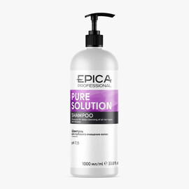 Epica Professional Pure Solution Shampoo - Шампунь для глубокого очищения с натуральным бетаином 1000 мл, Объём: 1000 мл