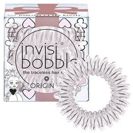 Invisibobble ORIGINAL Princess of the Hearts - резинка для волос искристый розовый (3 шт.)