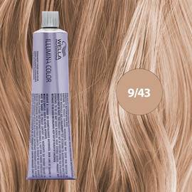 Wella Professional Illumina Color 9/43 яркий блондин медный золотистый 60 мл