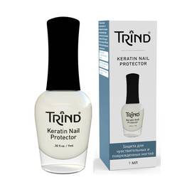 TRIND Keratin Nail Protector - Кератиновая защита ногтей 9 мл, Объём: 9 мл