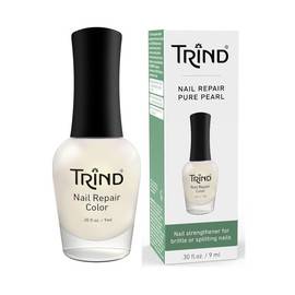 TRIND Nail Repair Color Pure Pearl - Укрепитель ногтей (белый перламутр) 9 мл, Объём: 9 мл