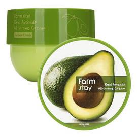 FarmStay Real Avocado All-In-One Cream - Антивозрастной крем с экстрактом авокадо 300 мл, Объём: 300 мл