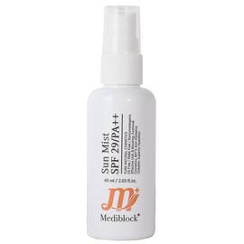 Mediblock+ Sun Mist SPF 30 - Раствор солнцезащитный для лица и волос SPF 29+ 60 мл, Объём: 60 мл