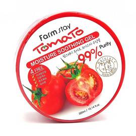 FarmStay Tomato Moisture Soothing Gel - Увлажняющий успокаивающий гель с экстрактом томата 300 мл, Объём: 300 мл