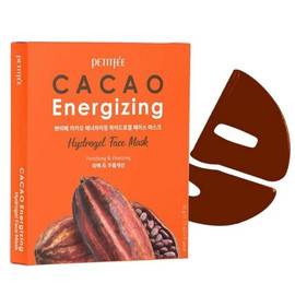 PETITFEE Cacao Energizing Hydrogel Face Mask - Разглаживающая гидрогелевая маска для лица с экстрактом какао 1 шт., Упаковка: 1 шт.