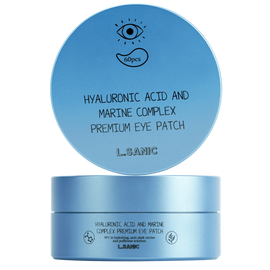 L.SANIC Hyaluronic Acid And Marine Complex Premium Eye Patch - Гидрогелевые патчи для области вокруг глаз с гиалуроновой кислотой и экстрактом водорослей 60 шт, Объём: 60 шт