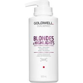 Goldwell Dualsenses Blondes Highlights 60 Sec. Treatment - Интенсивный уход за 60 секунд 500 мл, Объём: 500 мл
