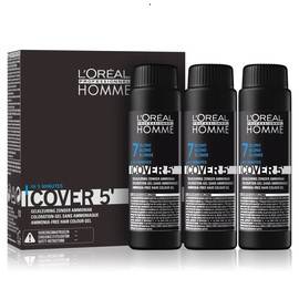 Loreal Homme Cover 5 № 7 Блондин - Гель для тонирования седины (3 тюб.), Оттенок: № 7 Блондин