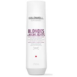 Goldwell Dualsenses Blondes Highlights Anti-Yellow Shampoo - Шампунь против желтизны 250 мл, Объём: 250 мл