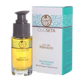 Barex Olioseta Oro del Marocco Oil Treatment for Hair - Масло-уход с маслом арганы и маслом семян льна 30 мл, Объём: 30 мл