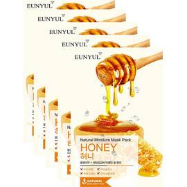 EUNYUL Natural Moisture Mask Pack Honey - Маска тканевая с экстрактом меда, 5 шт, Объём: 5 шт