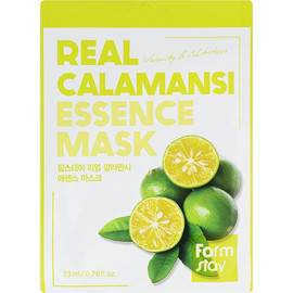 FarmStay Real Calamansi Essence Mask - Тканевая маска для лица с экстрактом каламанси, 5 шт