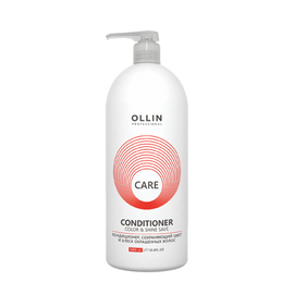 OLLIN Care Color&Shine Conditioner - Кондиционер, сохраняющий цвет и блеск окрашенных волос 1000 мл, Объём: 1000 мл