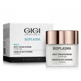 GIGI Bioplasma Night Cream Supreme - Крем энергетический ночной Суприм 50 мл