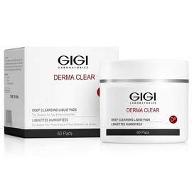 GIGI Skin Expert Derma Clear Deep Cleansing Liquid Pads - Очищающие ватные диски 60 шт