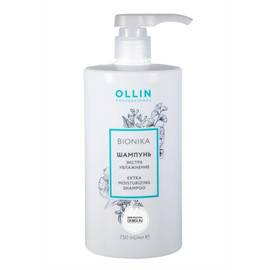 OLLIN BioNika Extra Moisturizing Shampoo - Шампунь «Экстра увлажнение» 750 мл, Объём: 750 мл