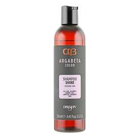 DIKSON ARGABETA Shampoo SHINE - Шампунь для окрашенных волос с маслами черной смородины, виноградных косточек и сладкого миндаля 250 мл, Объём: 250 мл