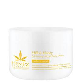 Hempz Body Scrub Milk Honey Herbal Sugar - Скраб для тела Молоко и Мед 176 гр