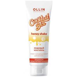 OLLIN Cocktail Bar Honey Shake - Крем-кондиционер для волос "Медовый коктейль" гладкость и эластичность волос 250 мл, Объём: 250 мл