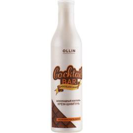 OLLIN Cocktail Bar Chocolate Shake - Крем-кондиционер для волос "Шоколадный коктейль" объём и шелковистость волос 500 мл, Объём: 500 мл