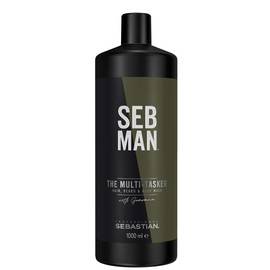 Sebastian MAN THE MULTITASKER - Шампунь для ухода за волосами, бородой и телом 3 в 1 1000 мл