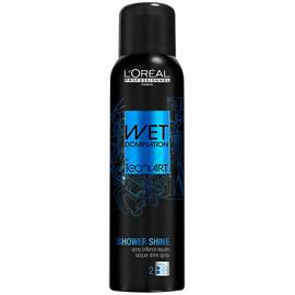 Loreal TecniArt Shower Shine - Спрей-лак для создания эффекта мокрых волос 160 мл