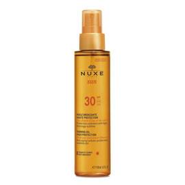 NUXE Sun Tanning Oil High Protection SPF30 - Масло солнцезащитное для загара для лица и тела SPF 30 150 мл