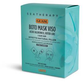 GUAM SEA THERAPY Boto Mask Viso - Маска для лица с гиалуроновой кислотой и водорослями Ботокс эффект 3 шт