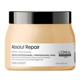 Loreal Absolut Repair Gold Quinua + Protein - Восстанавливающая маска с кремовой текстурой 500 мл, Объём: 500 мл