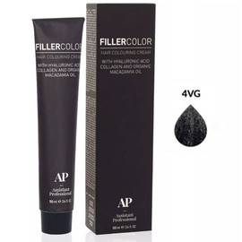 Assistant Professional Filler Color 4VG - Краска-филлер для волос каштановый бежевый 100 мл