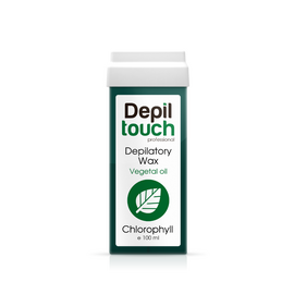 Depiltouch Professional Depilatory Wax Vegetal Oil Chlorophyll - Воск в картидже «Хлорофилл» 100 мл