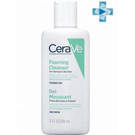 CERAVE Foaming Cleanser For Normal to Oil Skin - Очищающий гель для нормальной и жирной кожи лица и тела 88 мл, Объём: 88 мл
