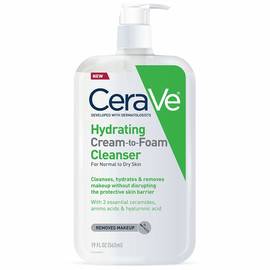 CERAVE Hydrating Cream To Foam Cleanser For Normal To Dry Skin - Увлажняющая крем-пенка для умывания 100 мл