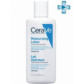 CERAVE Moisturising Lotion For Dry to Very Dry Skin - Увлажняющий лосьон для сухой и очень сухой кожи лица и тела детей и взрослых 88 мл, Объём: 88 мл