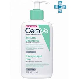 CERAVE Foaming Cleanser For Normal to Oil Skin - Очищающий гель для нормальной и жирной кожи лица и тела 236 мл, Объём: 236 мл