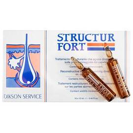 DIKSON STRUCTUR FORT - Препарат, восстанавливающий структуру волос, укрепляющий корни 10*12 мл