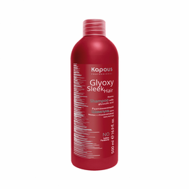 Kapous Professional GlyoxySleek Hair - Шампунь разглаживающий с глиоксиловой кислотой 500 мл