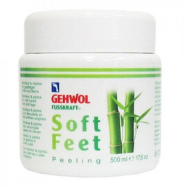 Gehwol Fusskraft Scrub Soft Feet - Пилинг "Бамбук и жожоба" для ног 500 мл, Объём: 500 мл
