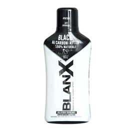 BlanX Mouthwash Black Charcoal - Ополаскиватель отбеливающий с углем 500 мл