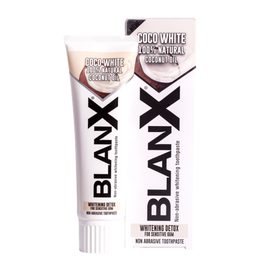 BlanX Classic Coco White - Паста зубная отбеливающая неабразивная для чувствительных десен 75 мл