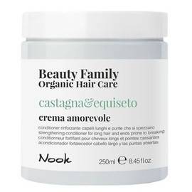 Nook Beauty Family Organic Hair Care Crema Amorevole Castagna & Equiseto - Крем-кондиционер для ломких и секущихся волос 250 мл