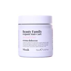 Nook Beauty Family Organic Hair Care Crema Dolcezza Avena & Riso - Успокаивающий крем - кондиционер для ломких и тонких волос 75 мл, Объём: 75 мл