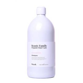 Nook Beauty Family Organic Hair Care Shampoo Avena & Riso - Успокаивающий шампунь для тонких и ломких волос 1000 мл, Объём: 1000 мл