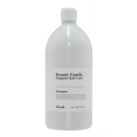 Nook Beauty Family Organic Hair Care Shampoo Basilico & Mandorla - Шампунь для сухих и тусклых волос 1000 мл, Объём: 1000 мл