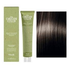 Nook The Origin Color - Профессиональный краситель для волос, 55.0 Интенсивный Натуральный Светлый Шатен 100 мл