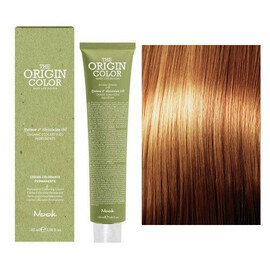 Nook The Origin Color - Профессиональный краситель для волос, 8.34 Золотисто-Медный Светлый Блондин 100 мл